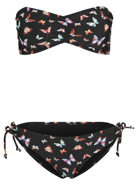 Zdjęcie produktu Bikini bandeau (2 części) BonPrix czarny