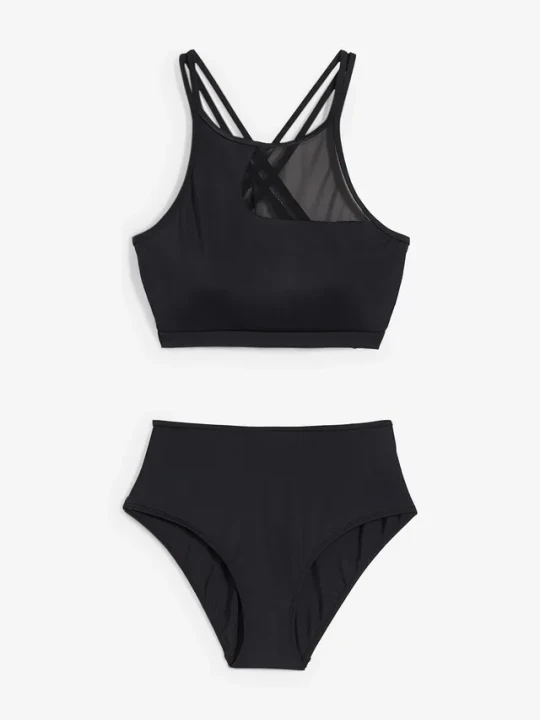 Zdjęcie produktu Bikini bustier (2 części) BonPrix czarny