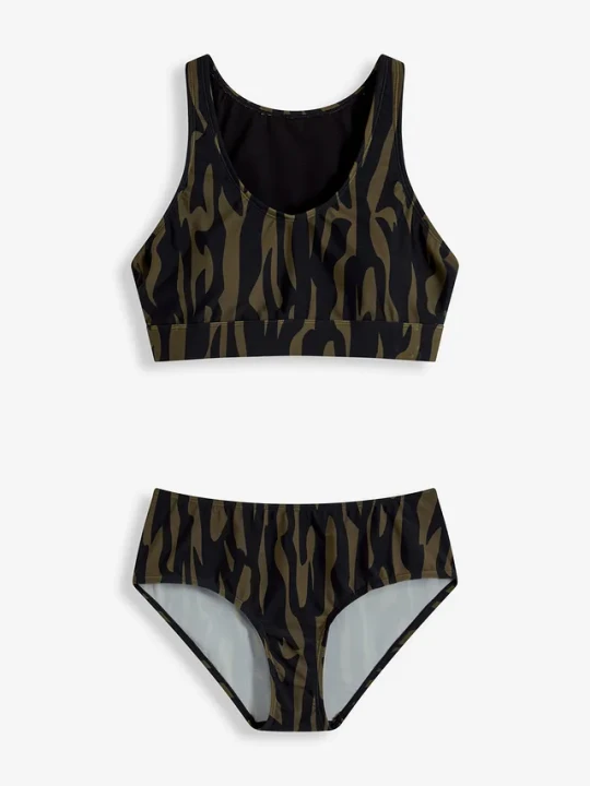 Zdjęcie produktu Bikini bustier (komplet 2 cz.) BonPrix zielony