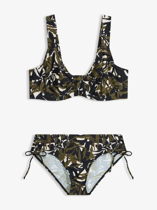 Zdjęcie produktu Bikini minimizer z wyściełanymi ramiączkami (2 części) BonPrix biały