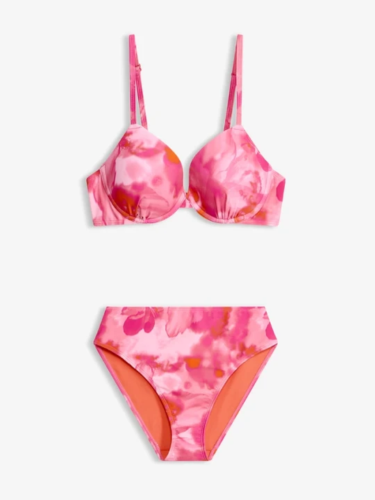 Zdjęcie produktu Bikini na fiszbinach (2 części) BonPrix czerwony