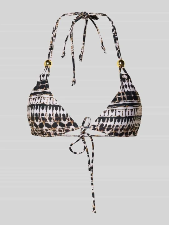 Zdjęcie produktu Bikini o trójkątnym kształcie z usztywnianymi miseczkami model 'TOGO MAGO' Dorina Średniobrązowy
