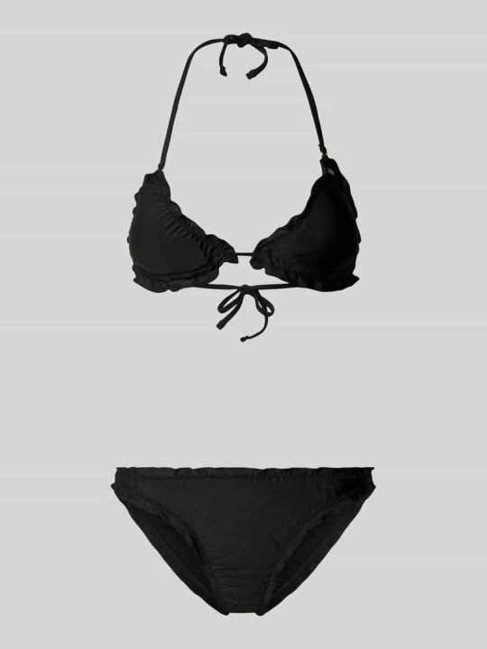 Zdjęcie produktu Bikini z falbanami model ‘LYNN’ Shiwi Czarny