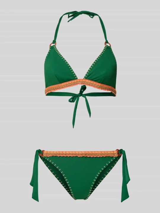 Zdjęcie produktu Bikini z szydełkową koronką Banana Moon Zielony