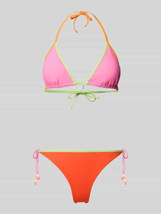 Zdjęcie produktu Bikini z wiązaniem model ‘MUNDOIOKA’ Banana Moon Mocnoróżowy