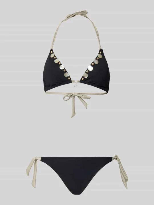 Zdjęcie produktu Bikini z wiązaniem model 'YERODASIA KERANGA' Banana Moon Czarny