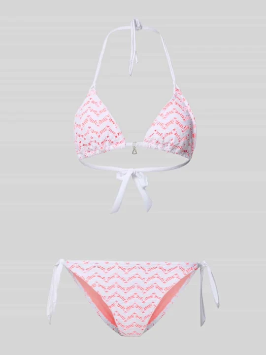 Zdjęcie produktu Bikini z wiązaniem model ‘YERODASIA WAVEMESH’ Banana Moon Biały