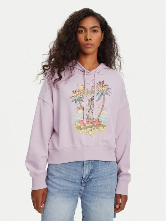 Zdjęcie produktu Billabong Bluza All Time EBJFT00146 Fioletowy Boxy Fit