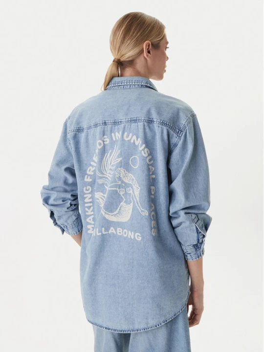 Zdjęcie produktu Billabong Koszula jeansowa Down The Coast EBJWT00122 Niebieski Oversize