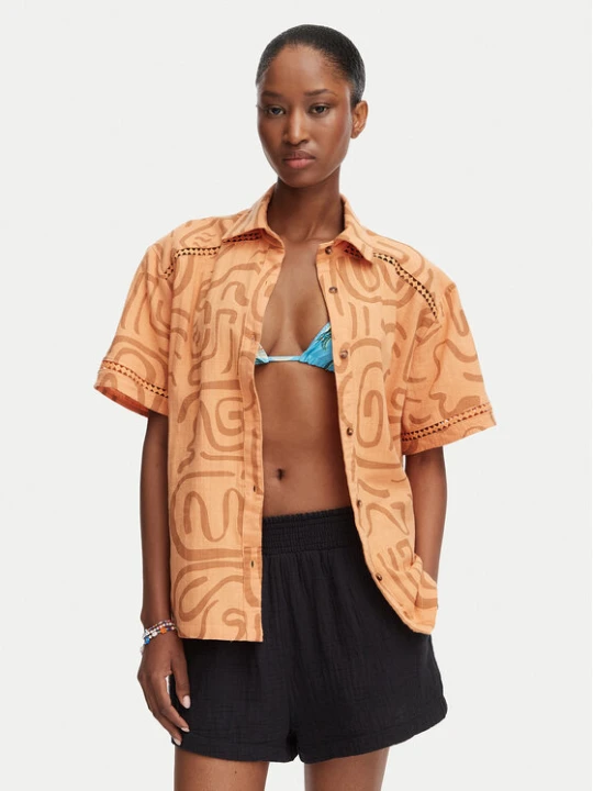 Zdjęcie produktu Billabong Koszula Summers End EBJWT00126 Pomarańczowy Oversize
