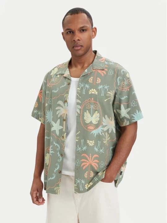 Zdjęcie produktu Billabong Koszula Vacay EBYWT03019 Zielony ciemny Relaxed Fit