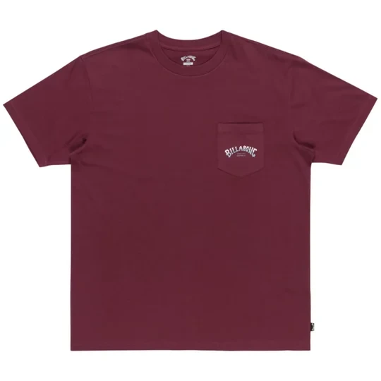 Zdjęcie produktu Billabong Stacked Arch Tee EBYZT00175-RSN0, Męskie, Bordowe, t-shirty, bawełna, rozmiar: S