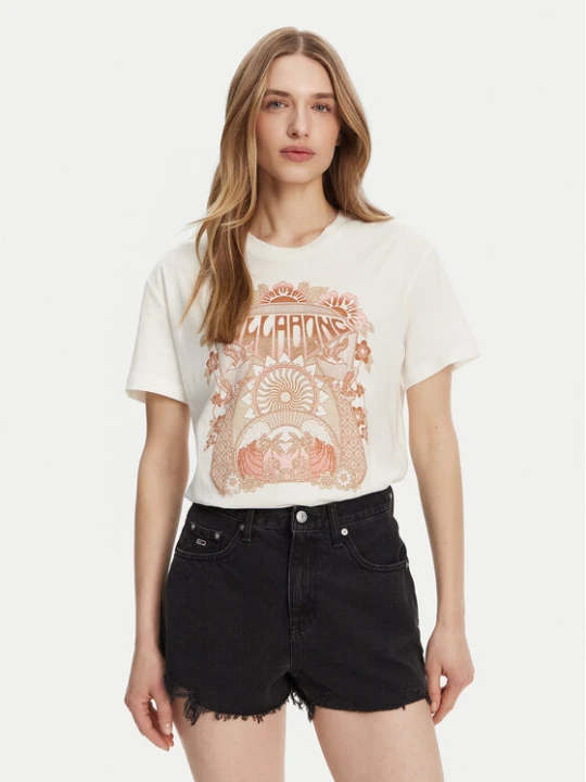 Zdjęcie produktu Billabong T-Shirt EBJZT00424 Biały Relaxed Fit