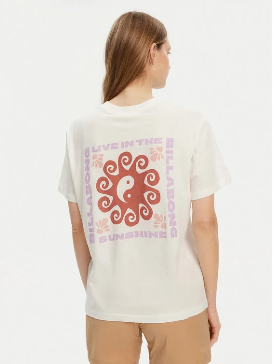 Zdjęcie produktu Billabong T-Shirt EBJZT00432-SCS Biały Regular Fit