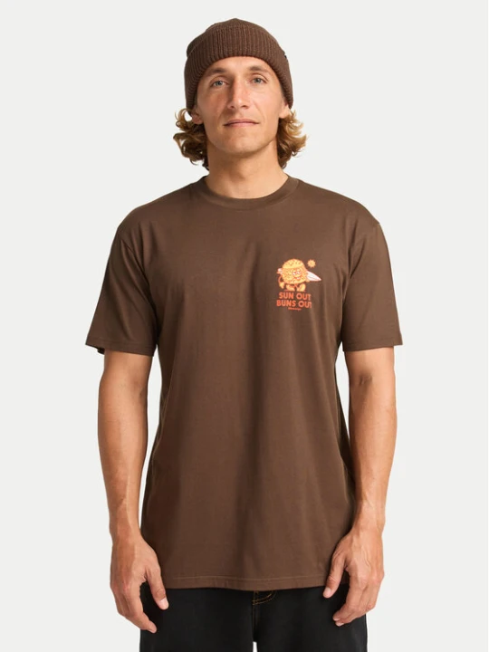 Zdjęcie produktu Billabong T-Shirt Gimmicks EBYZT00363 Brązowy Regular Fit