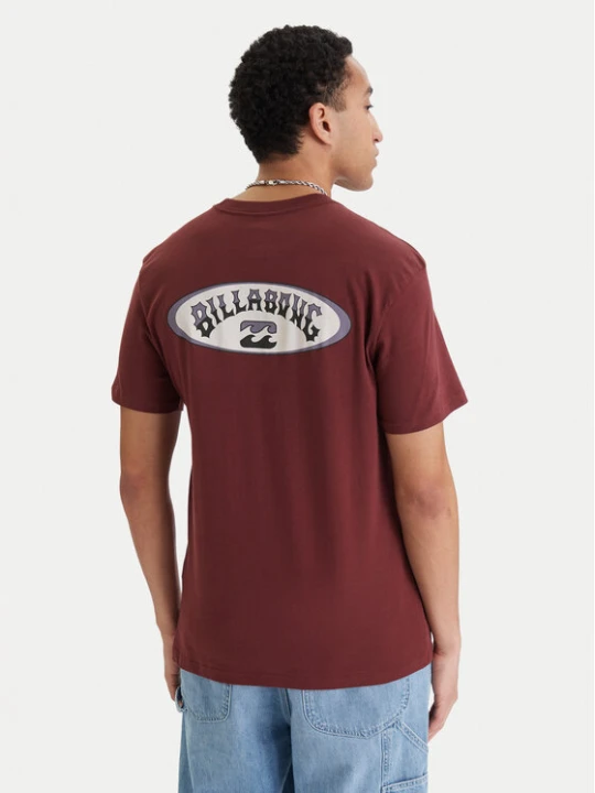 Zdjęcie produktu Billabong T-Shirt Orbit Arch EBYZT00522 Bordowy Regular Fit