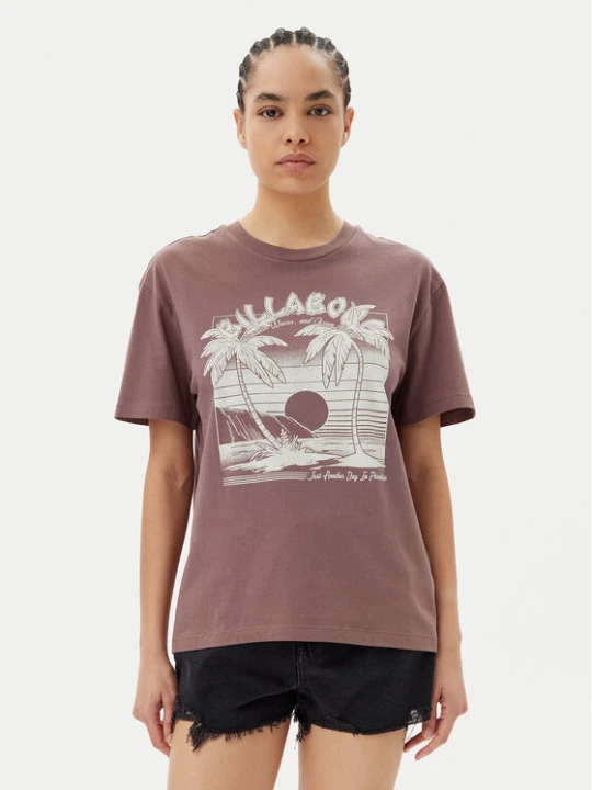 Zdjęcie produktu Billabong T-Shirt Sweet Escape EBJZT00419 Brązowy Relaxed Fit