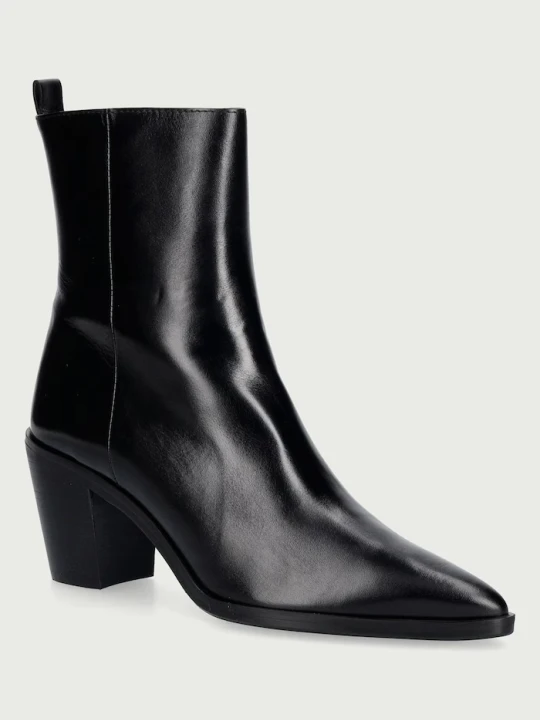 Zdjęcie produktu Billi Bi botki damskie skórzane Black calf 80