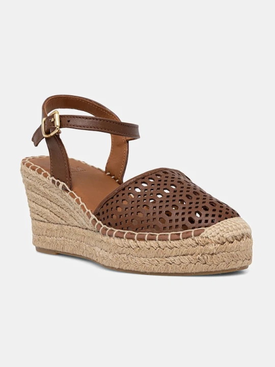 Zdjęcie produktu Billi Bi espadryle skórzane brązowy