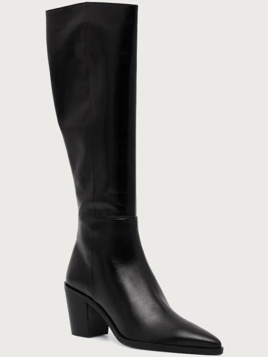 Zdjęcie produktu Billi Bi kozaki damskie skórzane Black calf 80