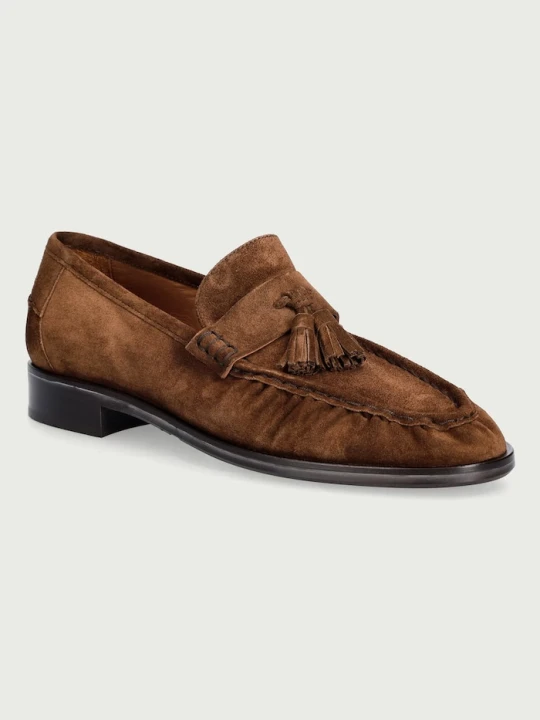 Zdjęcie produktu Billi Bi mokasyny damskie zamszowe Arabica babysilk suede 554 brązowy