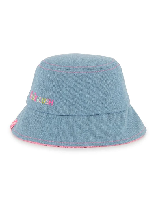 Zdjęcie produktu Billieblush Dwustronny kapelusz w kolorze błękitno-jasnoróżowym rozmiar: 48 cm