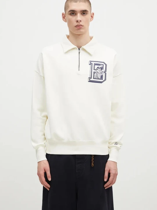 Zdjęcie produktu Billionaire Boys Club bluza bawełniana College Quarter Zip