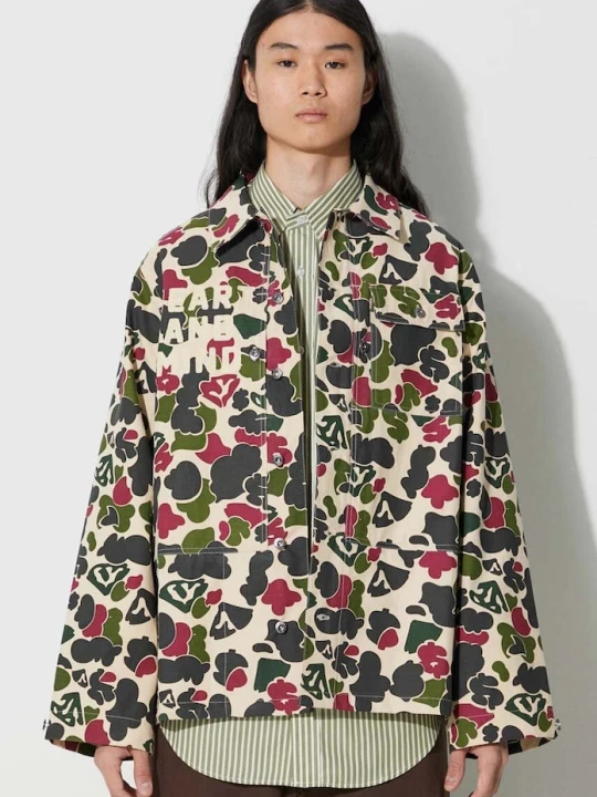 Zdjęcie produktu Billionaire Boys Club koszula bawełniana Duck Camo zielony