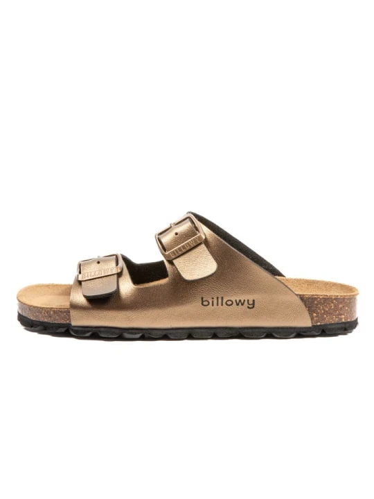 Zdjęcie produktu billowy Klapki w kolorze brązowym rozmiar: 36
