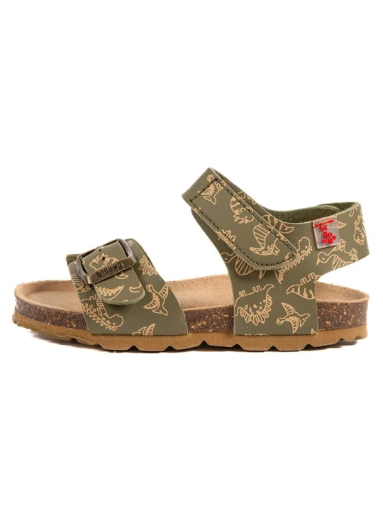 Zdjęcie produktu billowy Sandały "Rosso" w kolorze khaki rozmiar: 33