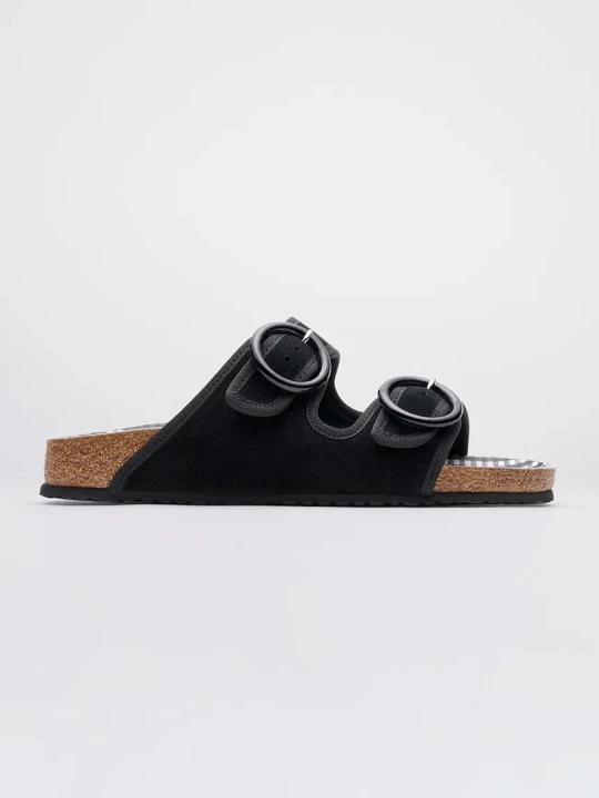 Zdjęcie produktu Birkenstock 1774 x Repetto Arizona Round Buckle NL klapki damskie zamszowe
