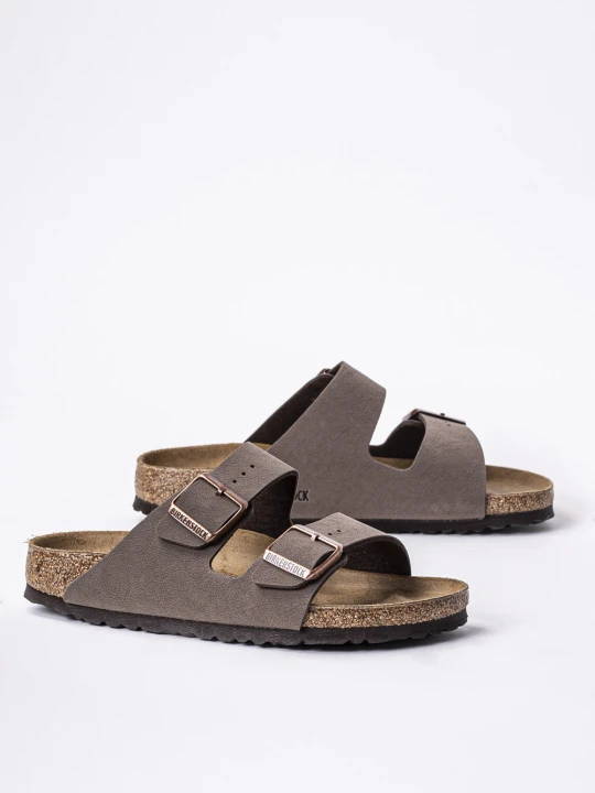 Zdjęcie produktu Birkenstock Arizona BS Nubuk Mocca Klapki damskie brązowe