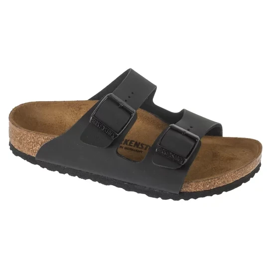 Zdjęcie produktu Birkenstock Arizona Kids BF 555123, Dla chłopca, Czarne, klapki, skóra syntetyczna, rozmiar: 29