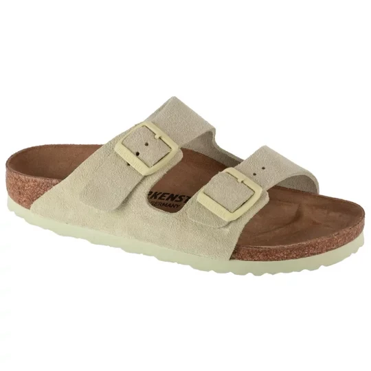 Zdjęcie produktu Birkenstock Arizona LEVE 1026831, Unisex, Zielone, klapki, skóra zamszowa, rozmiar: 36