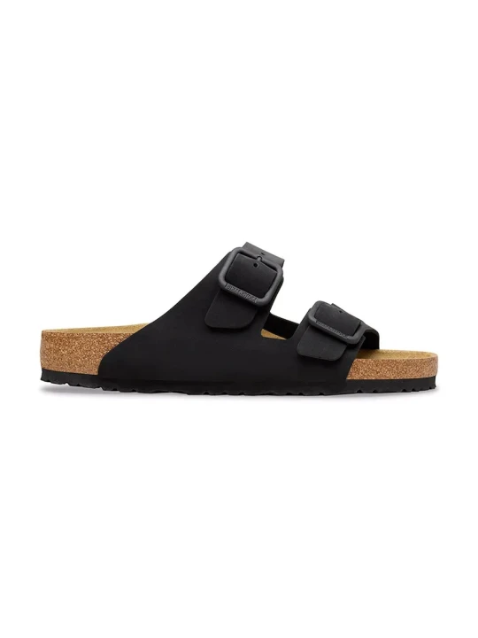 Zdjęcie produktu Birkenstock Arizona WB LENB klapki na płaskim obcasie damskie skórzane