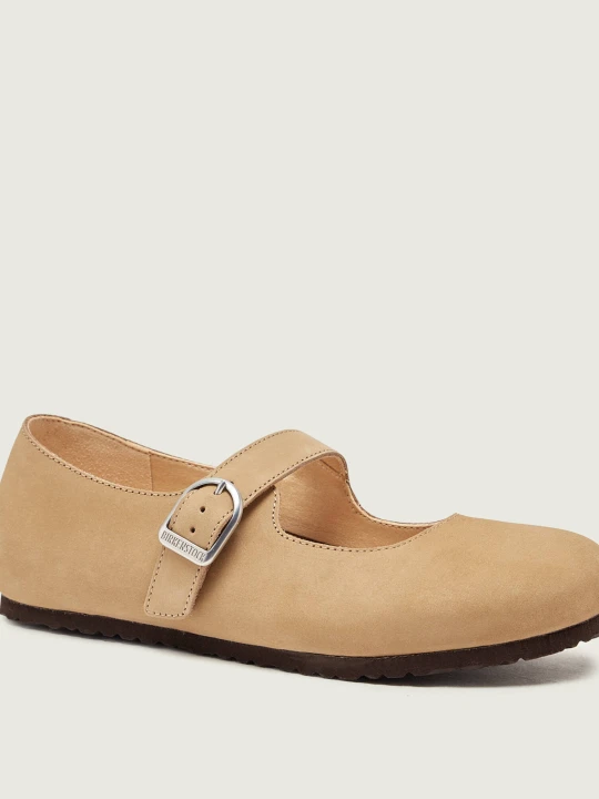 Zdjęcie produktu Birkenstock Baleriny Santa Clarita Mary Jane | narrow fit | zamsz beżowy