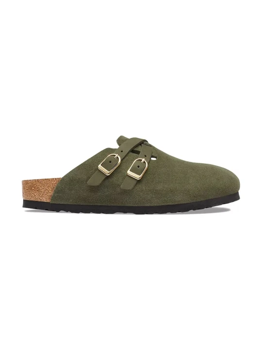 Zdjęcie produktu Birkenstock Blair D-Buckle LEVE klapki mules damskie zamszowe