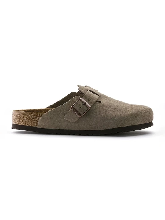 Zdjęcie produktu Birkenstock Boston klapki z zakrytymi palcami damskie zamszowe