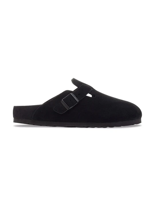 Zdjęcie produktu Birkenstock Boston EXQ LEVE klapki mules męskie zamszowe