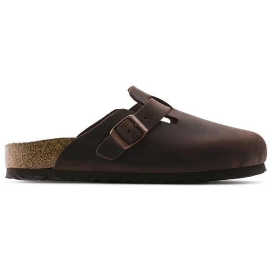 Zdjęcie produktu BIRKENSTOCK BOSTON SFB LEOI HABANA Klapki damskie Brązowy