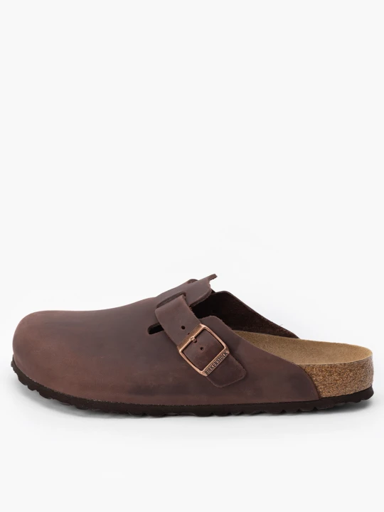 Zdjęcie produktu BIRKENSTOCK BOSTON SFB LEOI HABANA Klapki męskie Brązowy