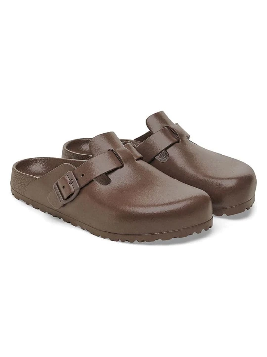 Zdjęcie produktu Birkenstock Chodaki "Boston" w kolorze brązowym rozmiar: 44