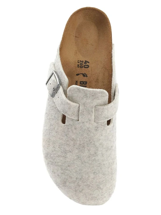 Zdjęcie produktu Birkenstock Chodaki "Boston" w kolorze szarym rozmiar: 38