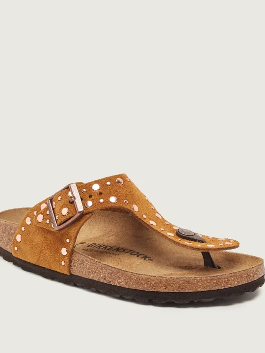Zdjęcie produktu Birkenstock Japonki Gizeh | narrow fit | zamsz brązowy