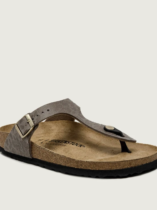 Zdjęcie produktu Birkenstock Japonki Gizeh | narrow fit | zamsz szary