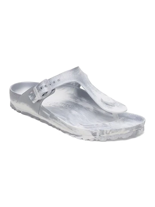 Zdjęcie produktu Birkenstock Japonki "Gizeh" w kolorze biało-szarym rozmiar: 41