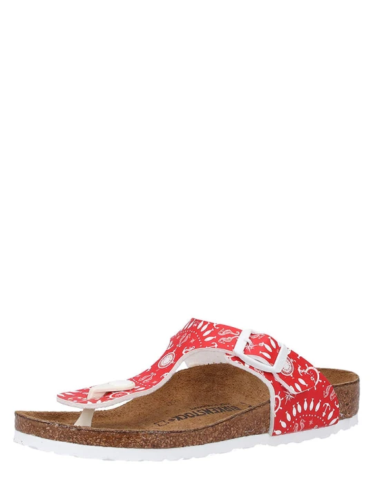 Zdjęcie produktu Birkenstock Japonki "Gizeh" w kolorze czerwonym rozmiar: 31