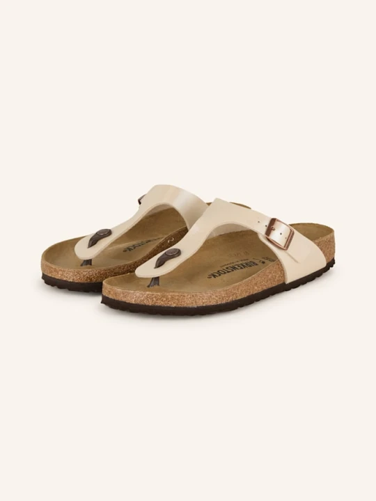 Zdjęcie produktu Birkenstock Japonki Gizeh weiss KREMOWY