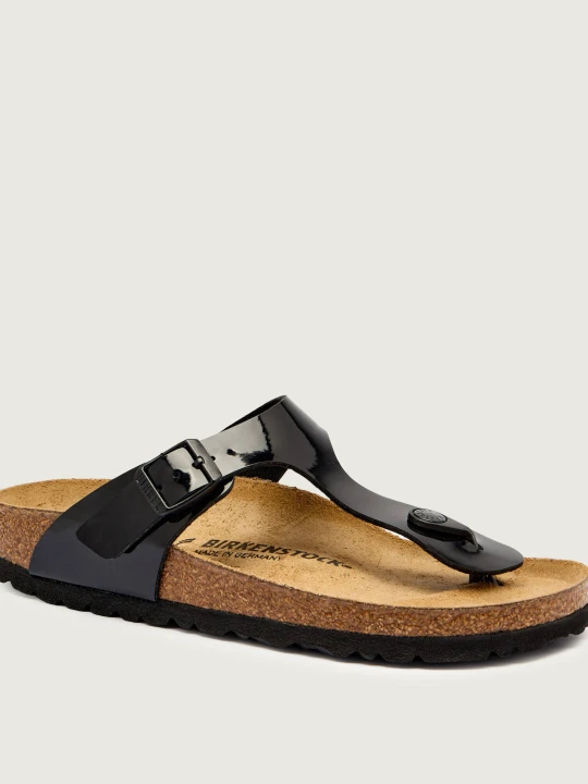 Zdjęcie produktu Birkenstock Japonki Gizeh | z dodatkiem skóry | narrow fit czarny