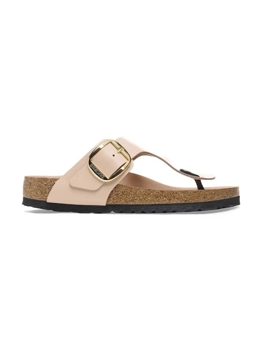 Zdjęcie produktu Birkenstock japonki skórzane Gizeh beżowy